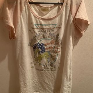ダブルクローゼット(w closet)のラグランTシャツ　ユニコーン　ロゴTシャツ(Tシャツ(半袖/袖なし))