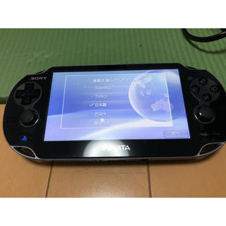 プレイステーションヴィータ(PlayStation Vita)のPlayStation®Vita ブラック 3G/Wi-Fiモデル　ソフト3本付(携帯用ゲーム機本体)