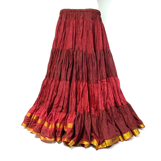 インドサリー 25ヤード ジプシー スカート #15ベリーダンス 衣装