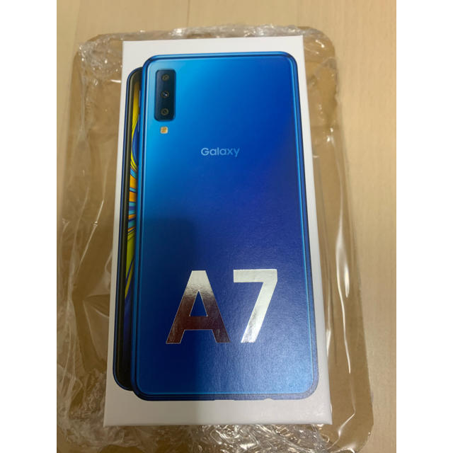 GALAXY A7 64GB ブルー Android