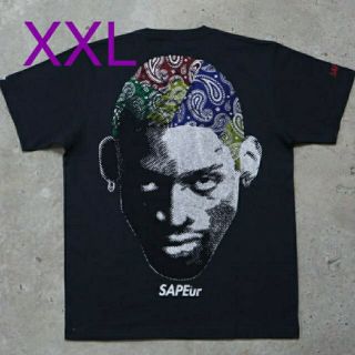 SAPEur サプール ペイズリー ゲリラ発売商品！！ XXL(Tシャツ/カットソー(半袖/袖なし))