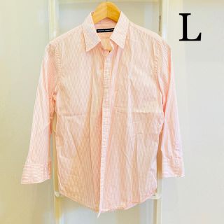 ポロラルフローレン(POLO RALPH LAUREN)のきりん様専用！美品！ラルフローレン！七分丈シャツ！ストライプ　ワンポイント！(シャツ/ブラウス(長袖/七分))