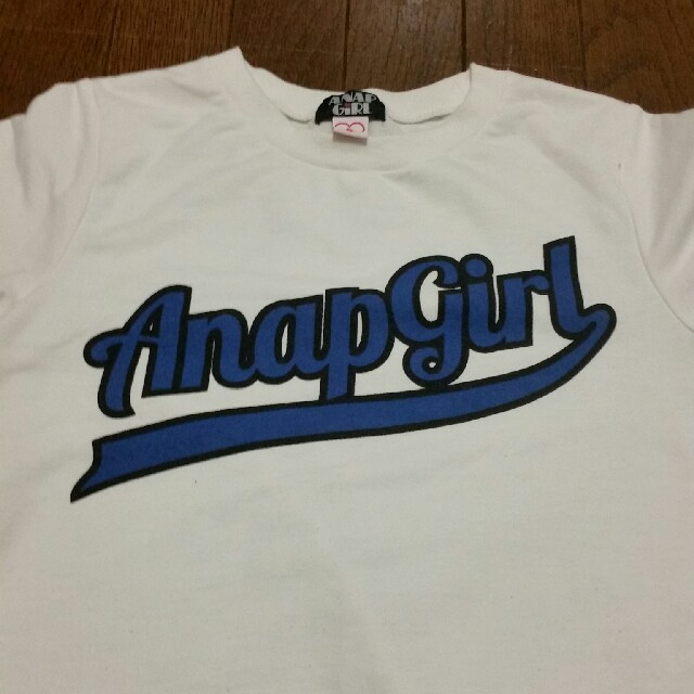 ANAP(アナップ)のANAPGIRL アナップガール Tシャツ Sサイズ キッズ/ベビー/マタニティのキッズ服女の子用(90cm~)(Tシャツ/カットソー)の商品写真