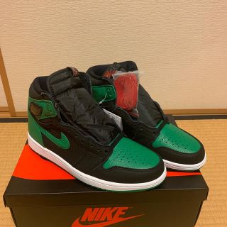 ナイキ(NIKE)のAIR JORDAN1 PINE GREEN(スニーカー)