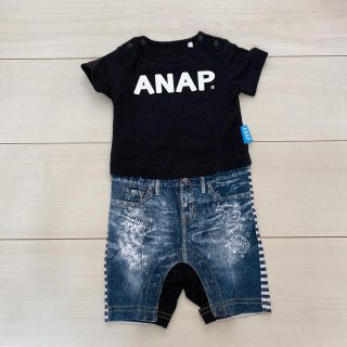 アナップキッズ(ANAP Kids)のANAPロンパース 60cm(ロンパース)