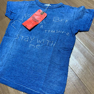 デニムダンガリー(DENIM DUNGAREE)のデニムダンガリー   新品　半袖T ブルー　140(Tシャツ/カットソー)
