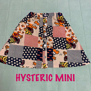 ヒステリックミニ(HYSTERIC MINI)のヒスミニ♥フロントボタンスカート140(スカート)