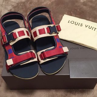 ルイヴィトン(LOUIS VUITTON)のブランド LOUIS VUITTON 品名 マサイチェック サンダル 12SS(サンダル)