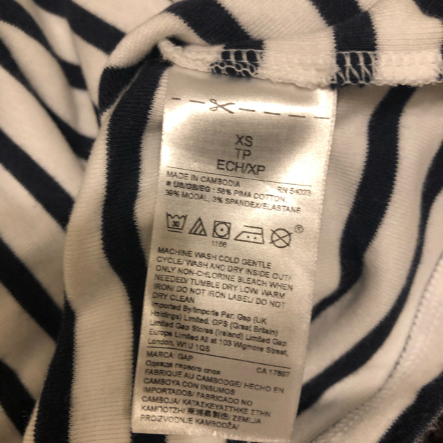 GAP(ギャップ)のGAP バックコンシャスT  XS レディースのトップス(Tシャツ(半袖/袖なし))の商品写真