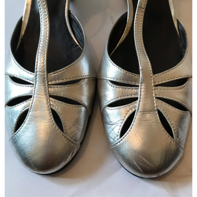 AMERICAN RAG CIE(アメリカンラグシー)のアメリカンラグシー イタリア サンダル パンプス シルバー マルニ 似 レディースの靴/シューズ(サンダル)の商品写真