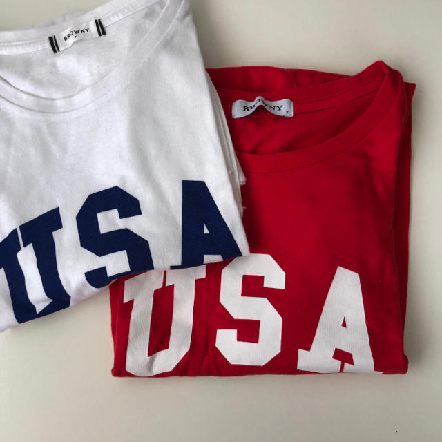 WEGO(ウィゴー)のWEGO USA tシャツ  レディースのトップス(Tシャツ(半袖/袖なし))の商品写真