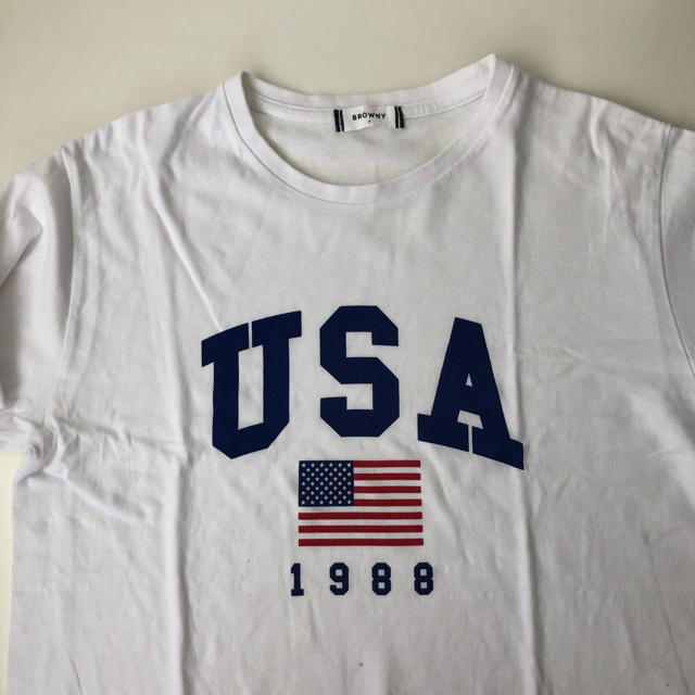 WEGO(ウィゴー)のWEGO USA tシャツ  レディースのトップス(Tシャツ(半袖/袖なし))の商品写真