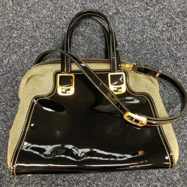 極希少✨フェンディ　FENDI カメレオン　ハンドバッグ　2way ゴールド金具