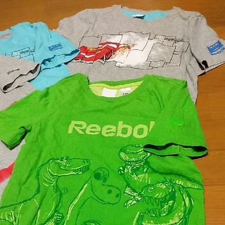 リーボック(Reebok)の値下　リーボック　5枚　Reebok　140　ディズニー　Pixar　カーズ(Tシャツ/カットソー)