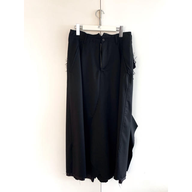 Yohji Yamamoto(ヨウジヤマモト)のsulvam Layerd skirt PT レイヤードスカートパンツ メンズのパンツ(スラックス)の商品写真