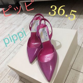 ピッピ(Pippi)のピッピ　pippi  magenta バックストラップ36.5 ヒール(ハイヒール/パンプス)