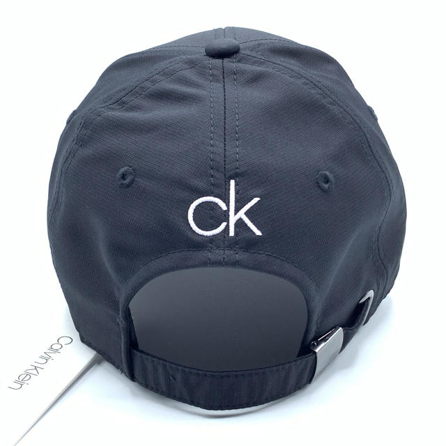 Calvin Klein(カルバンクライン)の【新品】CALVIN KLEIN キャップ ブラック ロゴ入り メンズの帽子(キャップ)の商品写真