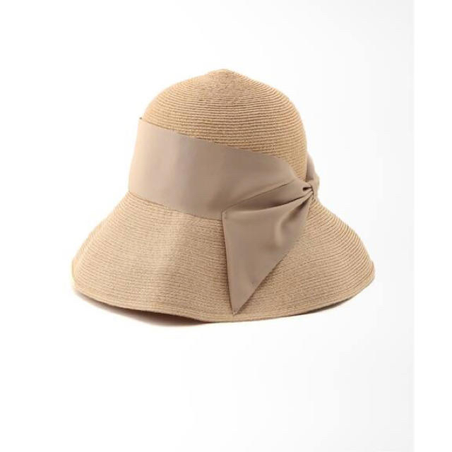 IENA(イエナ)のりりこ様専用　アシーナニューヨーク リサコ♡ ベージュ レディースの帽子(麦わら帽子/ストローハット)の商品写真