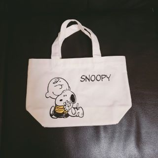 スヌーピー(SNOOPY)のスヌーピー　コットン調ランチバッグ(トートバッグ)