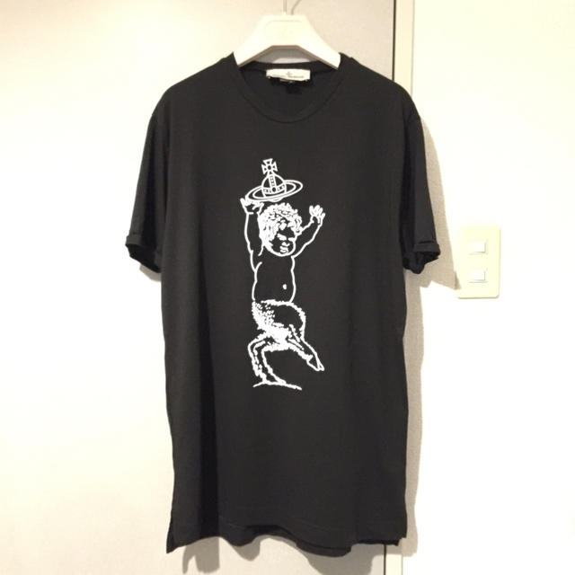 Vivienne Westwood サティアTシャツ ブラックTシャツ(半袖/袖なし)