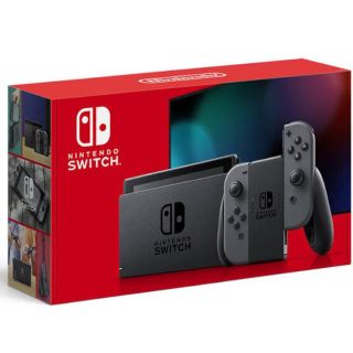 ニンテンドースイッチ(Nintendo Switch)の新品未開封 送料無料 Nintendo Switch本体 グレー(家庭用ゲーム機本体)