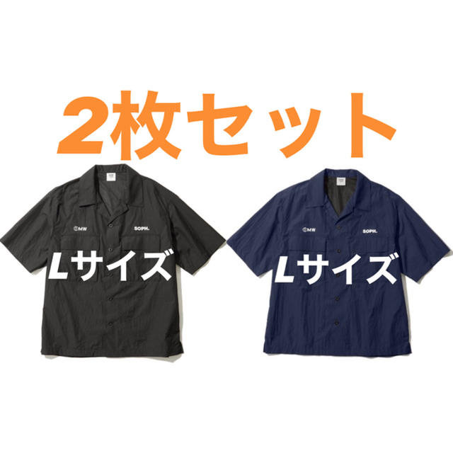 GU SOPH オープンカラーシャツ1MW by SOPH. +X セット商品メンズ