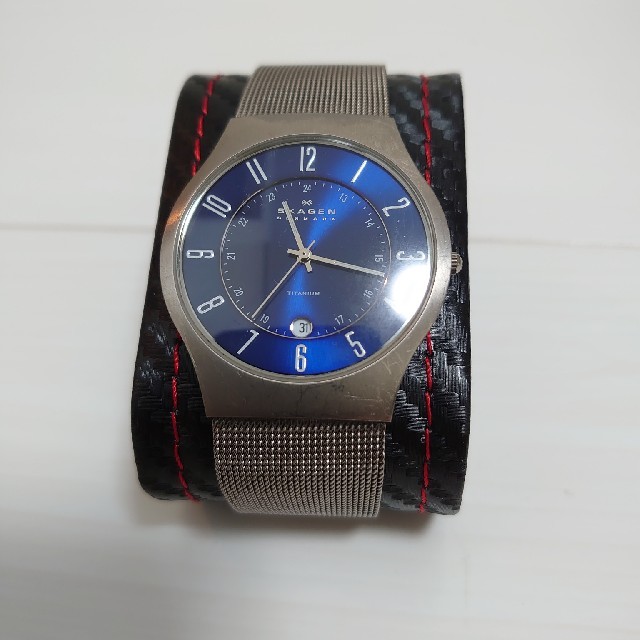 SKAGEN(スカーゲン)のスカーゲン SKAGEN 腕時計 233XLTTN ブルーフェイス メンズの時計(腕時計(アナログ))の商品写真