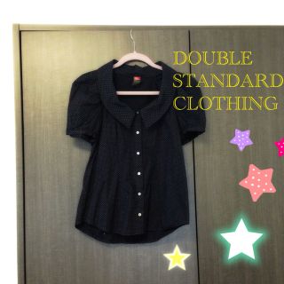 ダブルスタンダードクロージング(DOUBLE STANDARD CLOTHING)のダブスタ☆ドットシャツ(シャツ/ブラウス(半袖/袖なし))