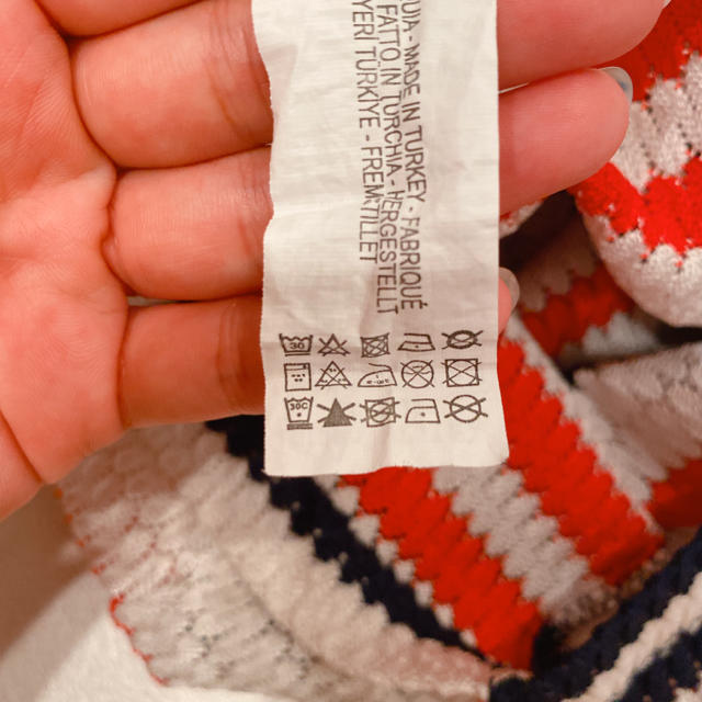 ZARA(ザラ)のトリコロールカラートップス レディースのトップス(Tシャツ(半袖/袖なし))の商品写真