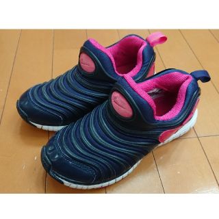 ナイキ(NIKE)のNIKE ダイナモフリー 22cm ネイビー×ピンク(スニーカー)