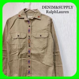 デニムアンドサプライラルフローレン(Denim & Supply Ralph Lauren)のDENIM&SUPPLY RalphLauren  ビーズ刺繍 エスニック(シャツ/ブラウス(長袖/七分))