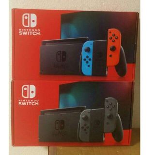 ニンテンドースイッチ(Nintendo Switch)のNintendo Switch グレー＆ ネオン(家庭用ゲーム機本体)