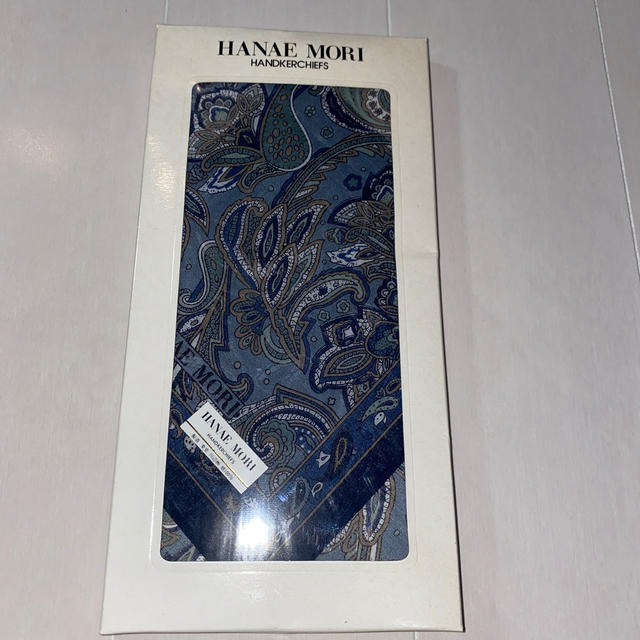 HANAE MORI(ハナエモリ)の新品未使用☆HANAE MORI ハンカチ メンズのファッション小物(ハンカチ/ポケットチーフ)の商品写真