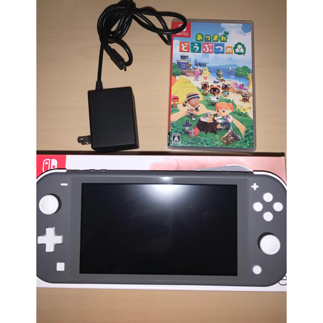 Nintendo Switch Liteグレー あつまれどうぶつの森 - 家庭用ゲーム機本体 【セット】Nintendo Switch Lite グレー+あつ森