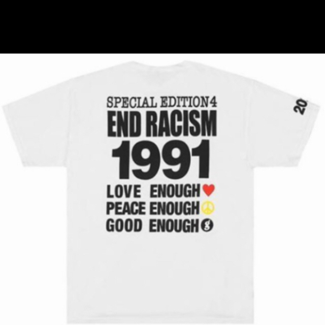 GOODENOUGH(グッドイナフ)の✨FCRB様専用✨GOODENOUGH FRAGMENT END RACISM✨ メンズのトップス(Tシャツ/カットソー(半袖/袖なし))の商品写真