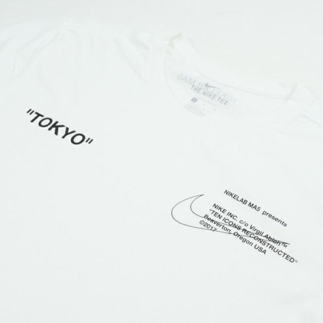 NIKE(ナイキ)のNIKE×off-white MA5 東京限定　Tシャツ メンズのトップス(Tシャツ/カットソー(半袖/袖なし))の商品写真