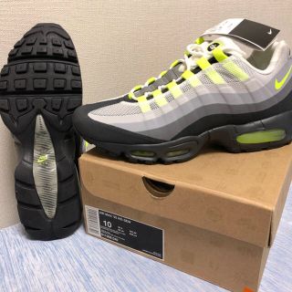 ナイキ(NIKE)のエアマックス　AIR MAX '95 NO-SEW 28cm 未使用品　イエロー(スニーカー)