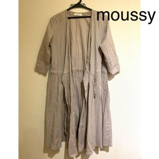 マウジー(moussy)のマウジー　シャツ　ワンピース　ガウン(ロングワンピース/マキシワンピース)