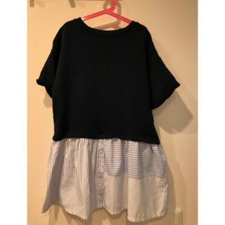 ザラキッズ(ZARA KIDS)のZARA チュニックワンピース　ガールズ　152cm 美品(ブラウス)