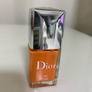クリスチャンディオール(Christian Dior)のDior 限定マニキュア オレンジ 230 1回使用(マニキュア)