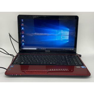 トウシバ(東芝)のブルーレイ Core i5 Windows10 東芝 レッド ノートパソコン(ノートPC)