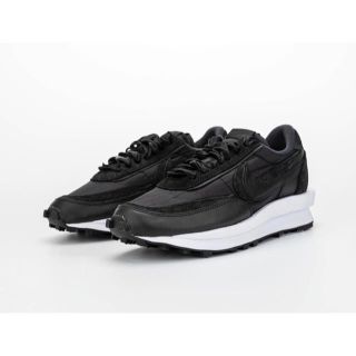 ナイキ(NIKE)のSACAI × NIKE LDWAFFLE Black Nylon(スニーカー)