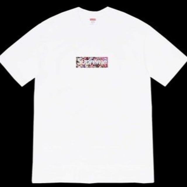 L)Supreme Takashi MurakamiボックスロゴTシャツ