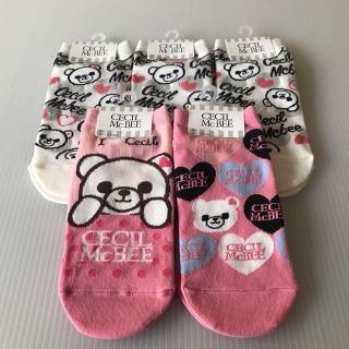 セシルマクビー(CECIL McBEE)のCECIL McBEE ソックス (23-25cm) 5足セット(ソックス)