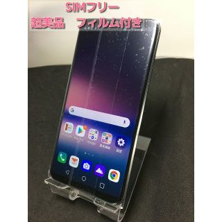 エルジーエレクトロニクス(LG Electronics)の送料無料 au SIMフリー LGV35 ブラック ｒ6-15(スマートフォン本体)