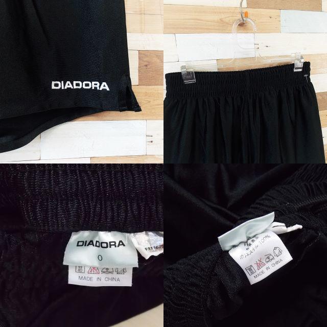 DIADORA(ディアドラ)の【DIADORA】 美品 ディアドラ 黒ショートパンツ サイズO メンズのパンツ(ショートパンツ)の商品写真