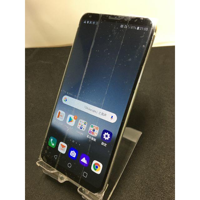 LG Electronics(エルジーエレクトロニクス)の送料無料 au SIMフリー LGV35 クラウドシルバー ｒ6-14 スマホ/家電/カメラのスマートフォン/携帯電話(スマートフォン本体)の商品写真