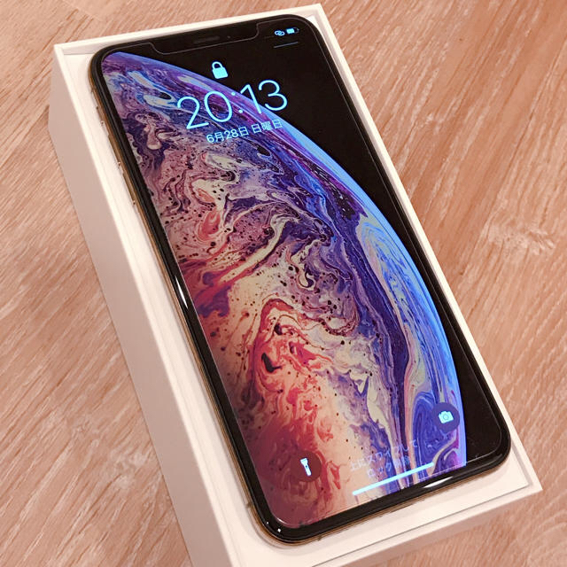 iPhone(アイフォーン)の【SALE】iPhone Xs Max Gold 256 GB SIMフリー スマホ/家電/カメラのスマートフォン/携帯電話(スマートフォン本体)の商品写真