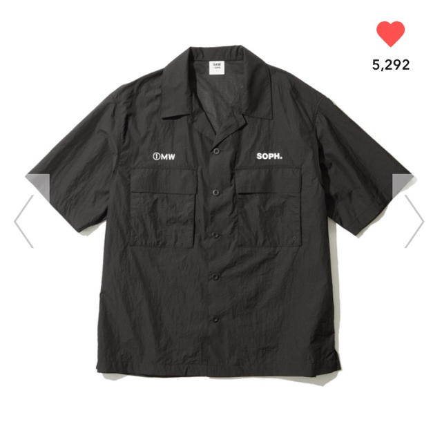 GU(ジーユー)の【2色セット新品】GU SOPH. オープンカラーシャツ ネイビー ブラック メンズのトップス(シャツ)の商品写真