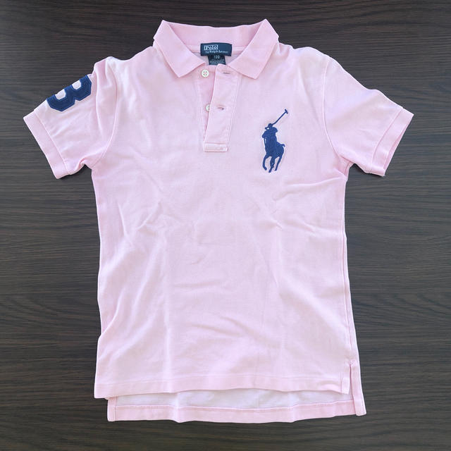 POLO RALPH LAUREN(ポロラルフローレン)の専用ページ★ラルフローレン 130cm ピンク ポロシャツ　ビッグポニー　 キッズ/ベビー/マタニティのキッズ服男の子用(90cm~)(Tシャツ/カットソー)の商品写真